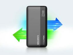 Canyon OnPower 240 25000 mAh tumsi peleka - Portativais barosanas avots CNS-CPB240 (5291485018061). Powerbanki Canyon. Za 239.14 zł.