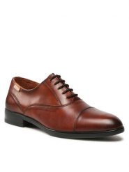 Pikolinos Półbuty Bristol M7J-4184 Brązowy. Brązowe eleganckie półbuty męskie Pikolinos, ze skóry, wizytowe, bez obcasa, bez zapięcia. Za 499.99 zł.