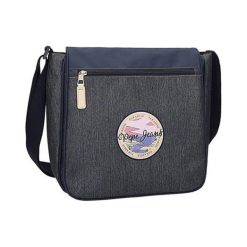 Torba w kolorze ciemnoniebieskim - (S)30 x (W)32 x (G)10 cm. Niebieskie torby męskie na ramię Pepe Jeans Accessories, bez wzorów, z materiału, na ramię. W wyprzedaży za 74.95 zł.