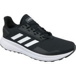 Adidas Duramo 9 BB7066 40 2/3 Czarne. Czarne buty do biegania męskie ADIDAS, bez wzorów, bez zapięcia, do biegania. W wyprzedaży za 199.99 zł.
