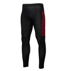 Legginsy sportowe męskie EXTREME HOBBY BLACK ARMOUR. Czarne bielizna termoaktywna męska EXTREME HOBBY, m, bez wzorów, z elastanu, bez ramiączek. Za 229.00 zł.