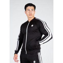 Riverside Kurtka dresowa - Czarny. Czarne kurtki męskie GORILLA WEAR, s, bez wzorów, z dresówki, sportowe, bez ramiączek, bez kaptura. Za 349.00 zł.
