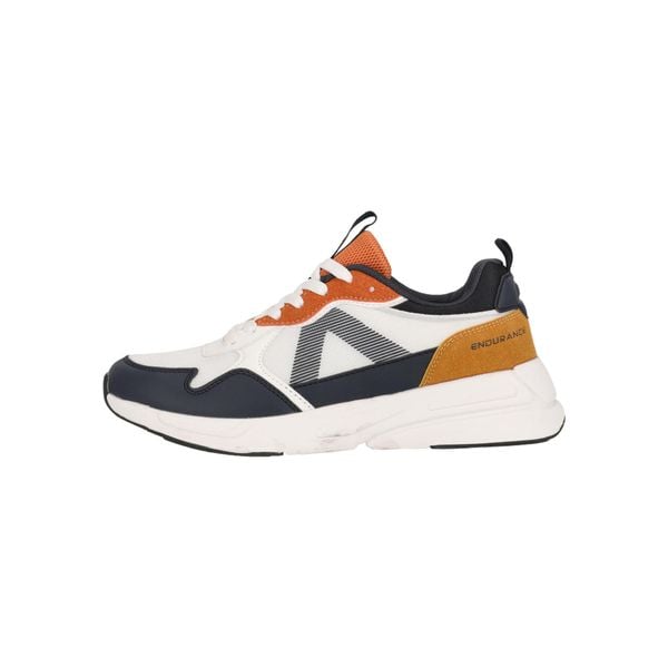 Sneakersy Endurance Abantes. Białe buty sportowe na co dzień męskie Endurance, bez wzorów, sportowe, bez ramiączek, bez kaptura. Za 232.50 zł.
