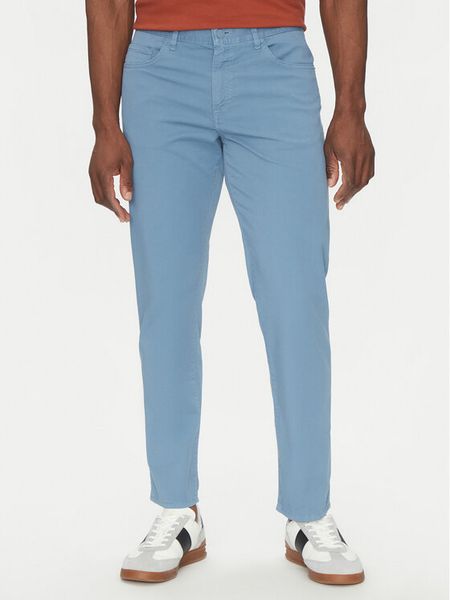 BOSS Spodnie materiałowe H-Re.Maine5 50538370 Błękitny Regular Fit. Niebieskie spodnie na co dzień męskie Boss, bez wzorów, z bawełny. Za 299.99 zł.