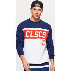 Bluza z kolekcji CLASSIC - Granatowy. Bluzy nierozpinane męskie marki Cropp. W wyprzedaży za 49.99 zł.