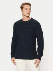 Tom Tailor Sweter 1044537 Granatowy Regular Fit. Niebieskie kardigany męskie Tom Tailor, l, bez wzorów, z bawełny, bez ramiączek. Za 179.99 zł.