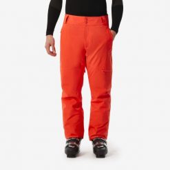 Spodnie narciarskie męskie Wedze 500. Brązowe spodnie narciarskie i snowboardowe męskie WED'ZE, bez wzorów, z materiału, narciarskie. Za 279.99 zł.