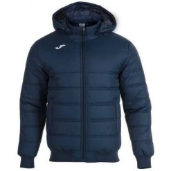 Kurtka puchowa Joma Urban IV. Niebieskie kurtki męskie Joma, na zimę, bez wzorów, z puchu, bez ramiączek, bez kaptura. W wyprzedaży za 258.75 zł.