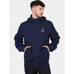 Wiatrówka męska Nautica Eckert FZ. Niebieskie kurtki softshell męskie Nautica, m, bez wzorów, z softshellu, bez kaptura, trekkingowe. Za 519.00 zł.
