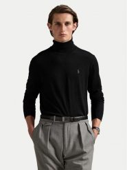 Polo Ralph Lauren Golf 710946145002 Czarny Regular Fit. Czarne kardigany męskie Polo Ralph Lauren, l, bez wzorów, z wełny, bez ramiączek. Za 849.99 zł.