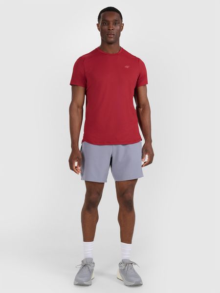 4F Spodenki treningowe szybkoschnące męskie - niebieskie L. Niebieskie szorty sportowe męskie 4f, bez wzorów, z materiału, sportowe. Za 169.99 zł.