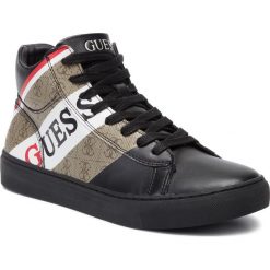 Sneakersy GUESS - Larry Logo FM8LRR FAL12 BEIBR. Czarne buty sportowe na co dzień męskie Guess, m, z aplikacjami, z materiału, bez ramiączek, bez kaptura. Za 499.00 zł.