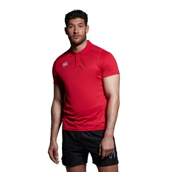 Polo Canterbury Club Dry. Brązowe koszulki polo męskie CANTERBURY, m, bez wzorów, bez kołnierzyka, bez ramiączek. Za 233.00 zł.