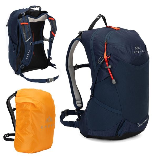 Plecak turystyczny KADVA Aventura 22 l. Niebieskie plecaki męskie KADVA, bez wzorów. Za 149.99 zł.