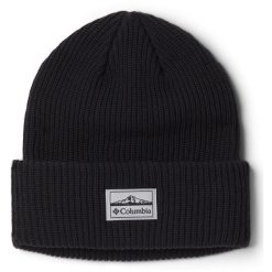 Czapka zimowa unisex Columbia Lost Lager. Czarne czapki męskie Columbia, na zimę, bez wzorów, sportowe. Za 105.70 zł.
