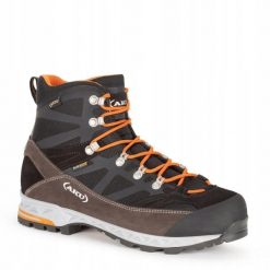 Buty trekkingowe męskie Aku M'S TREKKER PRO GTX, black/ orange, 42. Czarne buty trekkingowe męskie Aku, bez wzorów, bez zapięcia. Za 756.25 zł.