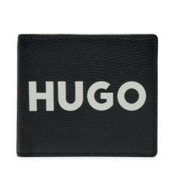 Portfel HUGO. Czarne portfele męskie Hugo, bez wzorów. Za 289.99 zł.