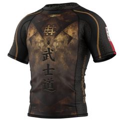 Koszulka Męska Rashguard MMA na Siłownię EXTREME HOBBY BUSHIDO. Czarne bielizna termoaktywna męska EXTREME HOBBY, l, bez wzorów, z bawełny, bez ramiączek, do biegania. Za 199.00 zł.