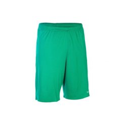 Spodenki do koszykówki SH100. Zielone szorty męskie TARMAK, ze skóry. Za 24.99 zł.