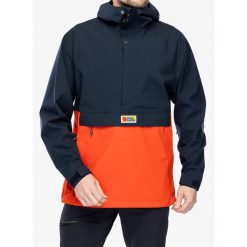 Kurtka przeciwdeszczowa męska Fjallraven Vardag Hydratic Anorak. Niebieskie kurtki męskie Fjällräven, l, bez wzorów, sportowe, bez ramiączek, bez kaptura. Za 902.99 zł.