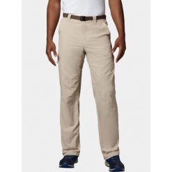 Spodnie turystyczne męskie Columbia Silver Ridge. Brązowe spodnie narciarskie i snowboardowe męskie Columbia, bez wzorów, z nylonu, narciarskie. W wyprzedaży za 288.15 zł.