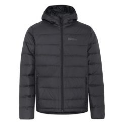 Kurtka puchowa męska Jack Wolfskin Ather Down Hoody. Szare kurtki męskie Jack Wolfskin, m, bez wzorów, z puchu, sportowe, bez ramiączek, bez kaptura. Za 842.95 zł.