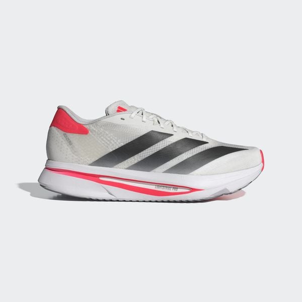 Buty Adizero SL 2. Białe buty do biegania męskie ADIDAS, bez wzorów, bez zapięcia, do biegania. Za 569.00 zł.