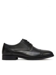 Aldo Półbuty Wriggle 13913525 Czarny. Czarne eleganckie półbuty męskie Aldo, ze skóry, wizytowe, bez obcasa, bez zapięcia. Za 379.99 zł.
