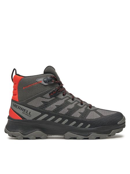 Merrell Trekkingi Speed Eco Mid Wp J038115 Szary. Szare buty trekkingowe męskie Merrell, bez wzorów, ze skóry, bez zapięcia, trekkingowe. Za 399.99 zł.