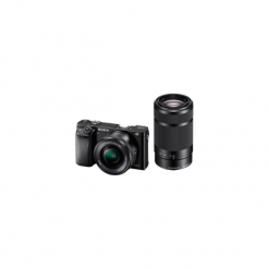Sony Alpha ILCE-6000 + obiektyw Sony SELP 16-50mm i SEL 55-210mm czarny. Bezlusterkowce SONY. Za 4,449.00 zł.