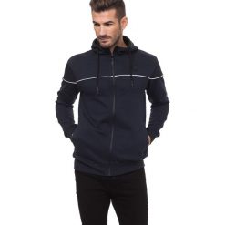 Bluza w kolorze granatowym. Niebieskie bluzy rozpinane męskie Lonsdale, Kangol, Crosshatch, m, bez wzorów, z bawełny, bez ramiączek, bez kaptura. W wyprzedaży za 129.95 zł.