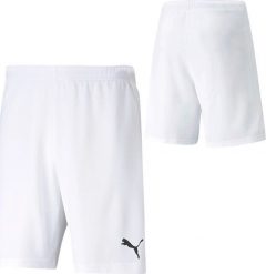Puma Spodenki męskie Puma teamRISE Short białe 704942 03 S. Białe szorty sportowe męskie Puma, bez wzorów, sportowe. Za 67.92 zł.