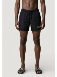 EA7 Emporio Armani Szorty kąpielowe 7M002000 AF13049 MC004 Czarny Regular Fit. Czarne kąpielówki męskie EA7 Emporio Armani, m, bez wzorów, z syntetyku. Za 272.79 zł.
