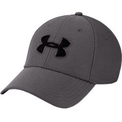 Czapka z daszkiem męska Under Armour Blitzing 3.0. Szare czapki męskie Under Armour, bez wzorów, z elastanu, sportowe. Za 73.70 zł.