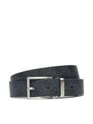 Guess Pasek Męski BMCMLO P4335 Czarny. Czarne paski męskie Guess, z aplikacjami, z materiału. Za 179.99 zł.