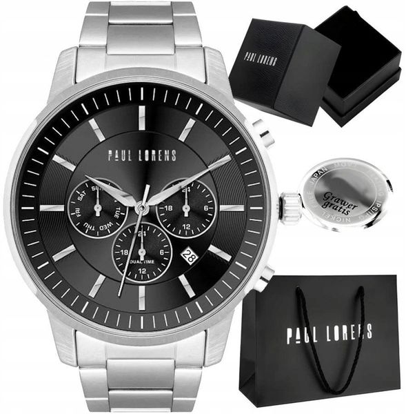 Zegarek męski Paul Lorens TORNAR-1C1 Z GRAWEREM. Zegarki męskie Paul Lorens. Za 239.20 zł.