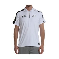 Koszulka Polo z krótkim rękawem Męska Bullpadel Liceo Biały. Białe koszulki polo męskie bullpadel, m, bez wzorów, sportowe, bez kołnierzyka, bez ramiączek. W wyprzedaży za 186.20 zł.