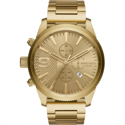 Zegarek DIESEL - Rasp Chrono 50MM DZ4446 Gold/Gold. Żółte zegarki męskie Diesel. Za 1,059.00 zł.