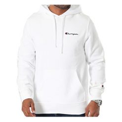 Bluza na co dzień unisex CHAMPION z kapturem. Białe bluzy nierozpinane męskie CHAMPION, bez wzorów, z kapturem. Za 264.00 zł.