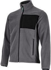 Stalco Bluza polarowa męska właściwości termoizolacyjne zapinana na zamek 2 kieszenie na zamki rękawy zakończone gumką szybkoschnąca ASPEN STALCO - sz. Szare bluzy rozpinane męskie Stalco, l, bez wzorów, z polaru, bez ramiączek, bez kaptura. Za 73.21 zł.