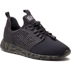 Sneakersy EA7 EMPORIO ARMANI - X8X009 XK009 N140 Black/Forest Green. Czarne buty sportowe na co dzień męskie EA7 Emporio Armani, z materiału. Za 739.00 zł.