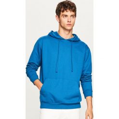 Bluza kangurka z kapturem - Niebieski. Bluzy z kapturem męskie marki Reserved. W wyprzedaży za 59.99 zł.