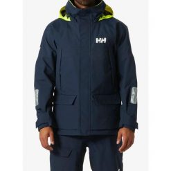 Kurtka przeciwdeszczowa męska Helly Hansen Pier 4.0 Jacket. Niebieskie kurtki męskie Helly Hansen, m, bez wzorów, sportowe, bez ramiączek, bez kaptura. Za 1,049.99 zł.