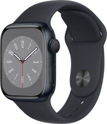 Smartwatch Apple Watch 8 GPS 41mm Midnight Alu Sport Granatowy (MNP53WB/A). Niebieskie zegarki smartwatch Apple. Za 2,001.12 zł.