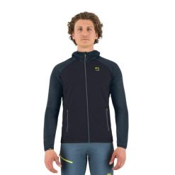 Polar z kapturem na zamek Karpos Ambrizzola. Niebieskie bluzy z polaru męskie KARPOS, bez wzorów, z polaru, sportowe, bez ramiączek, z kapturem. Za 606.00 zł.