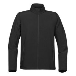 Męska Kurtka Soft Shell Orbiter. Czarne kurtki męskie STORMTECH, m, bez wzorów, sportowe, bez ramiączek, bez kaptura. Za 259.99 zł.