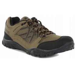 Buty trekkingowe męskie Edgepoint III Regatta. Niebieskie buty trekkingowe męskie Regatta, bez wzorów, z poliesteru, sportowe, bez obcasa, bez zapięcia. W wyprzedaży za 249.99 zł.