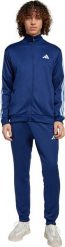 Dres męski adidas Sportswear Basic 3-Stripes French Terry niebieski JI8873 M. Niebieskie komplety dresowe męskie ADIDAS, bez wzorów, z dresówki, bez ramiączek, bez kaptura. Za 497.73 zł.