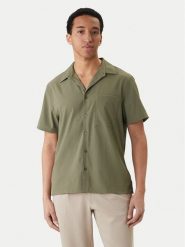 Calvin Klein Koszula LV04LF109G Zielony Classic Fit. Zielone koszule męskie Calvin Klein, m, bez wzorów, z syntetyku, bez kołnierzyka, bez ramiączek. Za 408.99 zł.