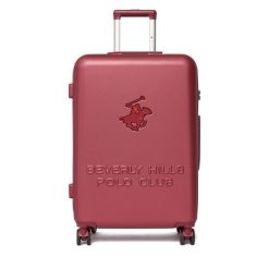 Walizka średnia Beverly Hills Polo Club. Czerwone walizki męskie Beverly Hills Polo Club, bez wzorów, średnie. Za 359.99 zł.
